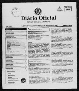 Diário Oficial do Estado de Santa Catarina. Ano 76. N° 19036 de 24/02/2011