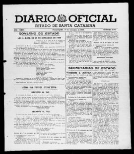 Diário Oficial do Estado de Santa Catarina. Ano 26. N° 6408 de 22/09/1959