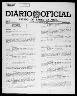 Diário Oficial do Estado de Santa Catarina. Ano 53. N° 13009 de 30/07/1986