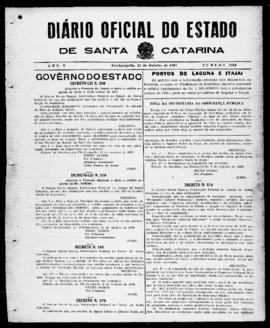 Diário Oficial do Estado de Santa Catarina. Ano 5. N° 1324 de 11/10/1938