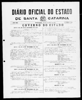 Diário Oficial do Estado de Santa Catarina. Ano 21. N° 5255 de 12/11/1954