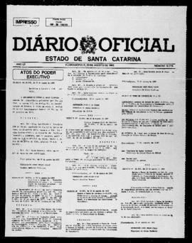 Diário Oficial do Estado de Santa Catarina. Ano 52. N° 12778 de 23/08/1985