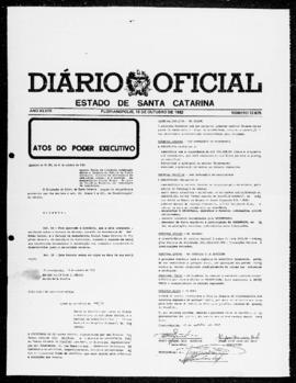 Diário Oficial do Estado de Santa Catarina. Ano 48. N° 12075 de 18/10/1982
