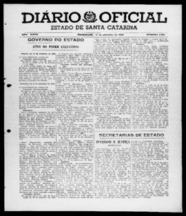 Diário Oficial do Estado de Santa Catarina. Ano 27. N° 6645 de 19/09/1960