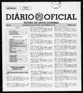 Diário Oficial do Estado de Santa Catarina. Ano 65. N° 16104 de 10/02/1999