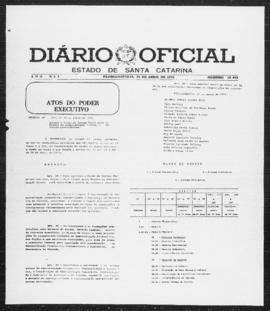 Diário Oficial do Estado de Santa Catarina. Ano 41. N° 10472 de 29/04/1976
