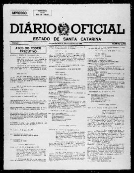 Diário Oficial do Estado de Santa Catarina. Ano 52. N° 12743 de 04/07/1985