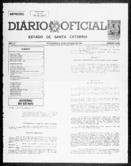 Diário Oficial do Estado de Santa Catarina. Ano 61. N° 15046 de 25/10/1994