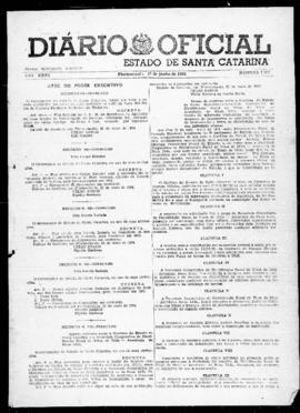 Diário Oficial do Estado de Santa Catarina. Ano 31. N° 7562 de 01/06/1964