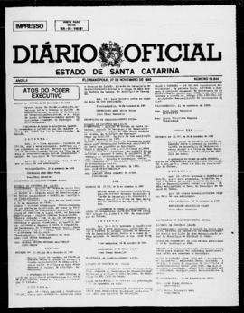 Diário Oficial do Estado de Santa Catarina. Ano 52. N° 12844 de 27/11/1985