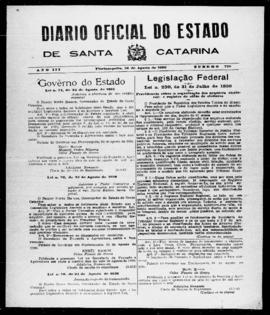 Diário Oficial do Estado de Santa Catarina. Ano 3. N° 720 de 26/08/1936