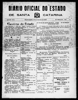 Diário Oficial do Estado de Santa Catarina. Ano 3. N° 845 de 30/01/1937