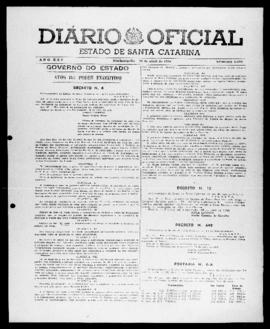 Diário Oficial do Estado de Santa Catarina. Ano 25. N° 6079 de 28/04/1958
