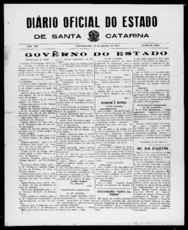 Diário Oficial do Estado de Santa Catarina. Ano 7. N° 1940 de 27/01/1941