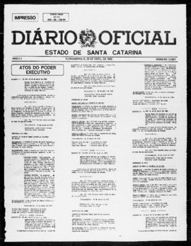 Diário Oficial do Estado de Santa Catarina. Ano 52. N° 12697 de 29/04/1985