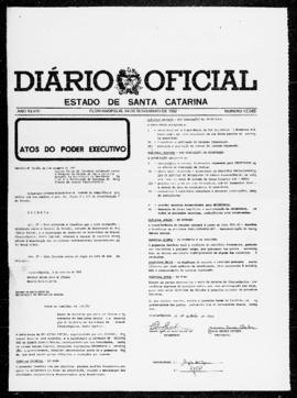 Diário Oficial do Estado de Santa Catarina. Ano 48. N° 12085 de 04/11/1982