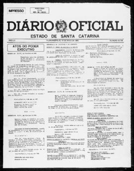 Diário Oficial do Estado de Santa Catarina. Ano 52. N° 12705 de 10/05/1985