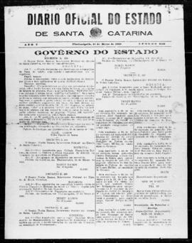 Diário Oficial do Estado de Santa Catarina. Ano 5. N° 1160 de 15/03/1938