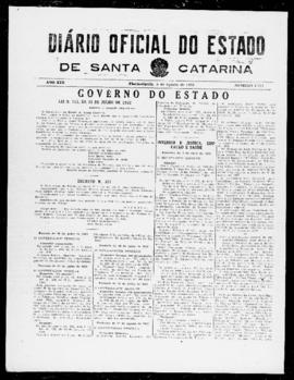 Diário Oficial do Estado de Santa Catarina. Ano 19. N° 4712 de 05/08/1952
