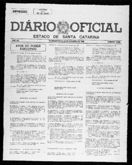 Diário Oficial do Estado de Santa Catarina. Ano 53. N° 13069 de 23/10/1986