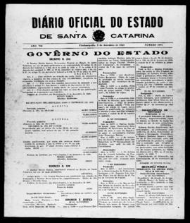 Diário Oficial do Estado de Santa Catarina. Ano 7. N° 1901 de 02/12/1940