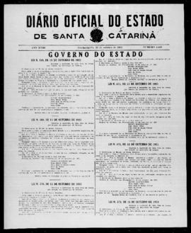 Diário Oficial do Estado de Santa Catarina. Ano 18. N° 4526 de 22/10/1951