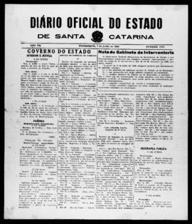 Diário Oficial do Estado de Santa Catarina. Ano 7. N° 1779 de 07/06/1940