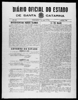 Diário Oficial do Estado de Santa Catarina. Ano 11. N° 2734 de 11/05/1944