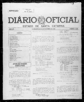 Diário Oficial do Estado de Santa Catarina. Ano 57. N° 14558 de 03/11/1992