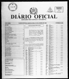Diário Oficial do Estado de Santa Catarina. Ano 73. N° 18293 de 31/01/2008