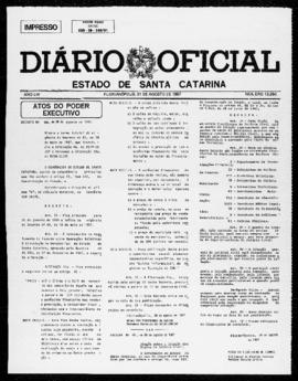 Diário Oficial do Estado de Santa Catarina. Ano 53. N° 13280 de 31/08/1987