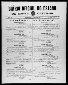 Diário Oficial do Estado de Santa Catarina. Ano 11. N° 2791 de 04/08/1944