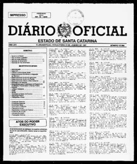 Diário Oficial do Estado de Santa Catarina. Ano 63. N° 15599 de 21/01/1997