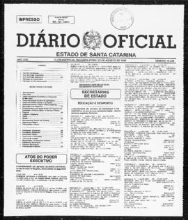 Diário Oficial do Estado de Santa Catarina. Ano 66. N° 16235 de 23/08/1999