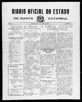 Diário Oficial do Estado de Santa Catarina. Ano 1. N° 41 de 23/04/1934