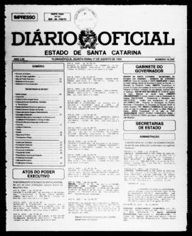 Diário Oficial do Estado de Santa Catarina. Ano 62. N° 15249 de 17/08/1995