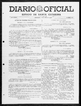 Diário Oficial do Estado de Santa Catarina. Ano 37. N° 9112 de 26/10/1970