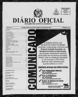 Diário Oficial do Estado de Santa Catarina. Ano 75. N° 18613 de 27/05/2009