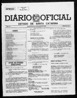 Diário Oficial do Estado de Santa Catarina. Ano 56. N° 14217 de 20/06/1991