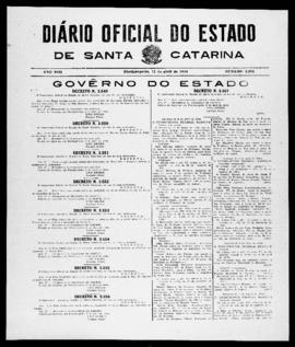 Diário Oficial do Estado de Santa Catarina. Ano 13. N° 3204 de 11/04/1946