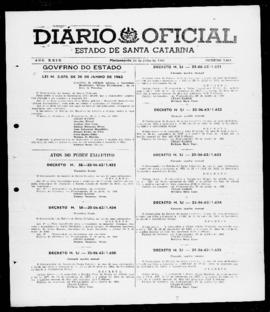Diário Oficial do Estado de Santa Catarina. Ano 29. N° 7086 de 10/07/1962
