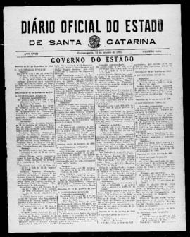 Diário Oficial do Estado de Santa Catarina. Ano 18. N° 4584 de 22/01/1952
