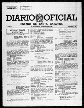Diário Oficial do Estado de Santa Catarina. Ano 53. N° 12971 de 06/06/1986