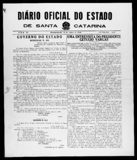 Diário Oficial do Estado de Santa Catarina. Ano 6. N° 1513 de 13/06/1939