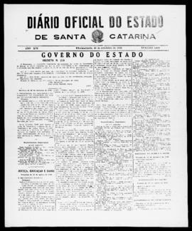 Diário Oficial do Estado de Santa Catarina. Ano 16. N° 4029 de 28/09/1949