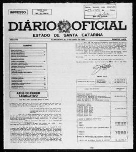 Diário Oficial do Estado de Santa Catarina. Ano 58. N° 14674 de 27/04/1993