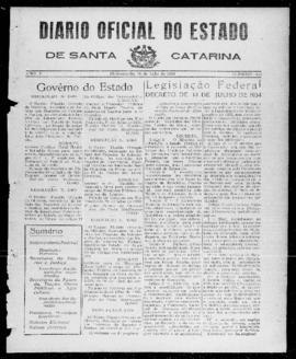 Diário Oficial do Estado de Santa Catarina. Ano 1. N° 115 de 26/07/1934