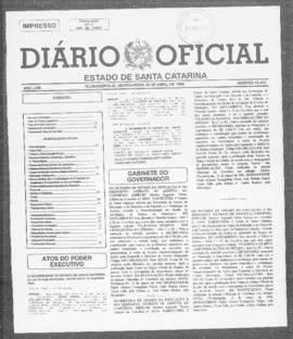 Diário Oficial do Estado de Santa Catarina. Ano 63. N° 15412 de 19/04/1996