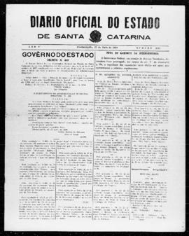 Diário Oficial do Estado de Santa Catarina. Ano 5. N° 1216 de 27/05/1938