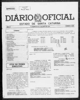 Diário Oficial do Estado de Santa Catarina. Ano 56. N° 14200 de 27/05/1991